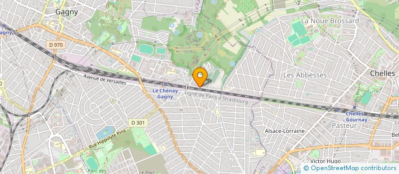 localisation de l'entreprise MONSIEUR GAETAN VERBAERE  GAGNY