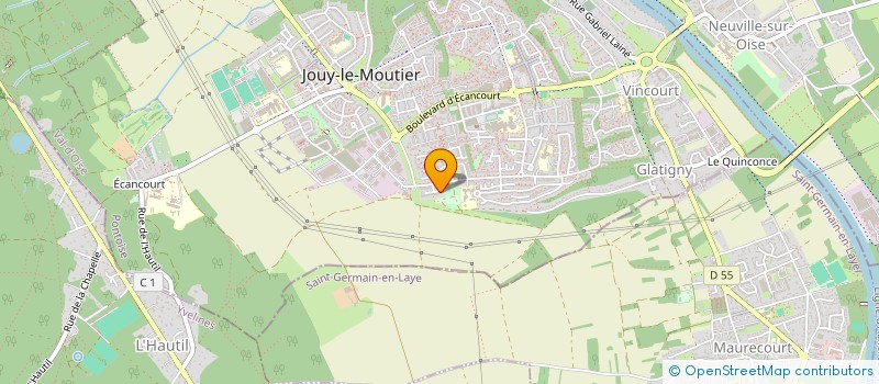 localisation de l'entreprise MONSIEUR GAETAN VERDON  JOUY-LE-MOUTIER