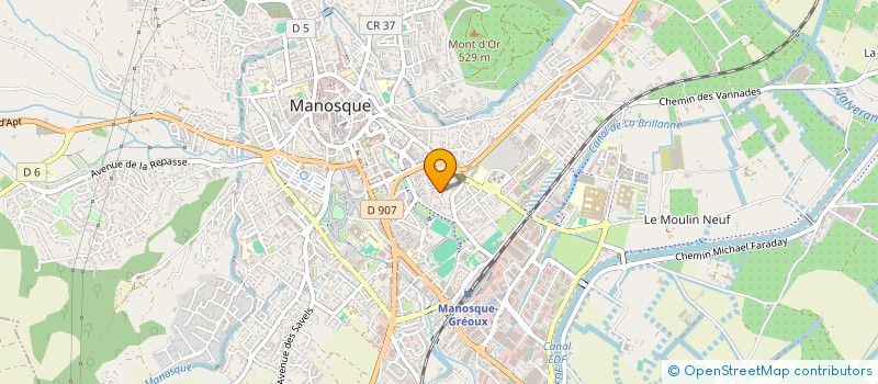 localisation de l'entreprise MONSIEUR GAETAN VIGANI à MANOSQUE