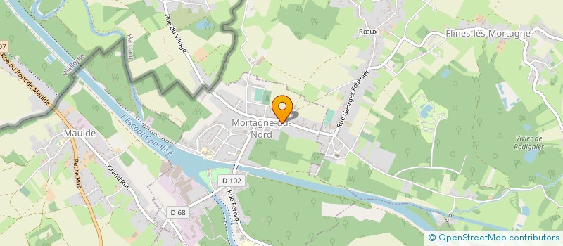 localisation de l'entreprise MONSIEUR GAETAN VILETTE à MORTAGNE-DU-NORD