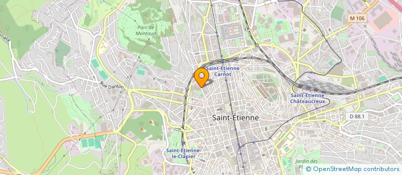 localisation de l'entreprise MONSIEUR GAETAN VILLAIN  SAINT-ETIENNE