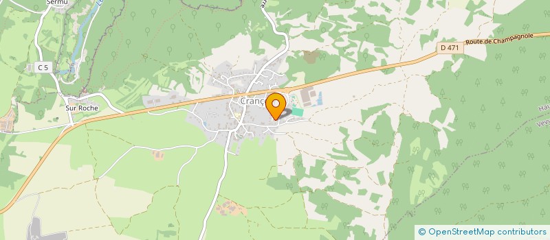 localisation de l'entreprise MONSIEUR GAETAN VILLET  HAUTEROCHE