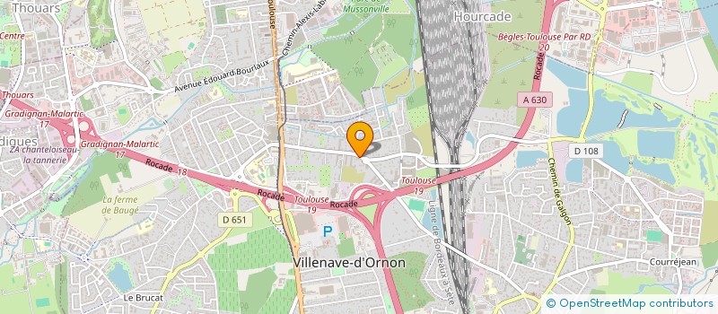 localisation de l'entreprise MONSIEUR GAETAN VILLEY  VILLENAVE-D'ORNON