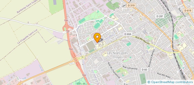 localisation de l'entreprise MONSIEUR GAETAN VINCENT  LA CHAPELLE-SAINT-LUC