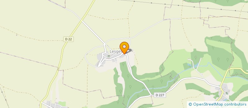 localisation de l'entreprise MONSIEUR GAETAN VINCON  LESGES