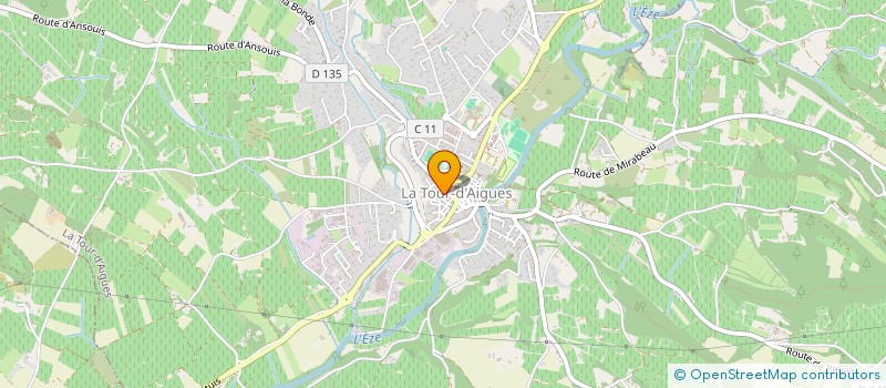 localisation de l'entreprise MONSIEUR GAETAN VIVIEN  LA TOUR-D'AIGUES