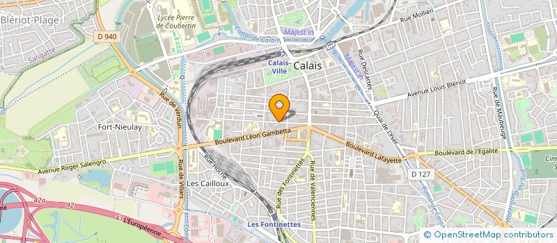 localisation de l'entreprise MONSIEUR GAETAN WARMEZ  CALAIS