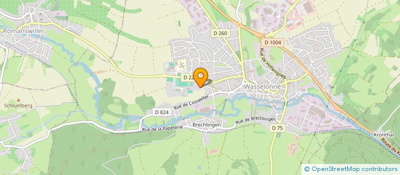 localisation de l'entreprise MONSIEUR GAETAN WOOG  ROMANSWILLER