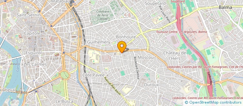 localisation de l'entreprise MONSIEUR GAETAN YVES RAPHAEL BEGHIN à TOULOUSE