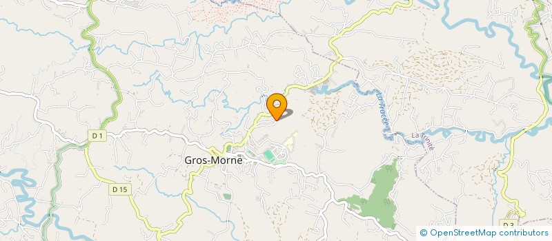 localisation de l'entreprise MONSIEUR GAETAN ZEPHIR  GROS-MORNE