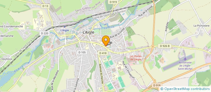 localisation de l'entreprise MONSIEUR GAETAN ZIMMERMANN à L'AIGLE