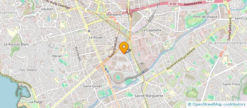 localisation de l'entreprise MONSIEUR GAETANO CACCAMO  MARSEILLE