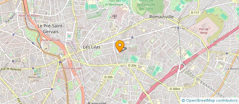 localisation de l'entreprise MONSIEUR GAETANO CUNSOLO à LES LILAS