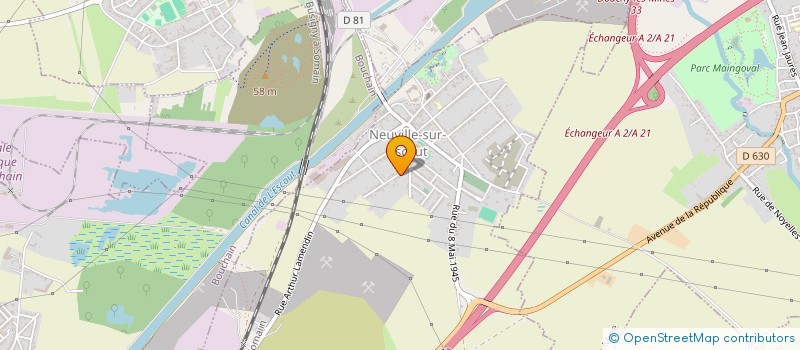 localisation de l'entreprise MONSIEUR GAETANO DI MARIA  NEUVILLE-SUR-ESCAUT