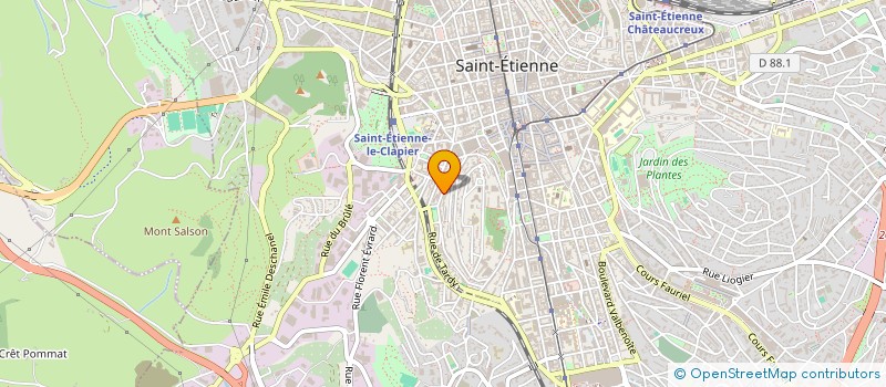 localisation de l'entreprise MONSIEUR GAETANO MINACORI à SAINT-ETIENNE