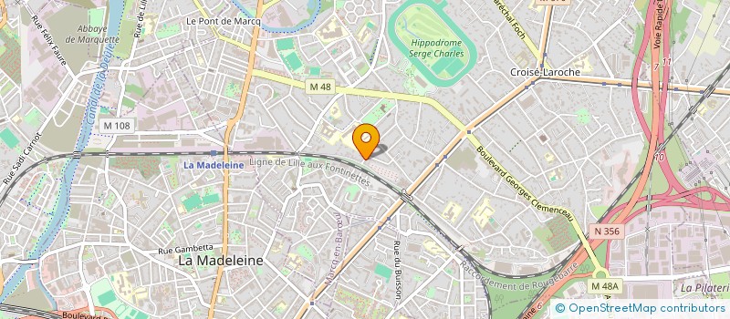 localisation de l'entreprise MONSIEUR GAETANO PENDOLINO à MARCQ-EN-BARŒUL