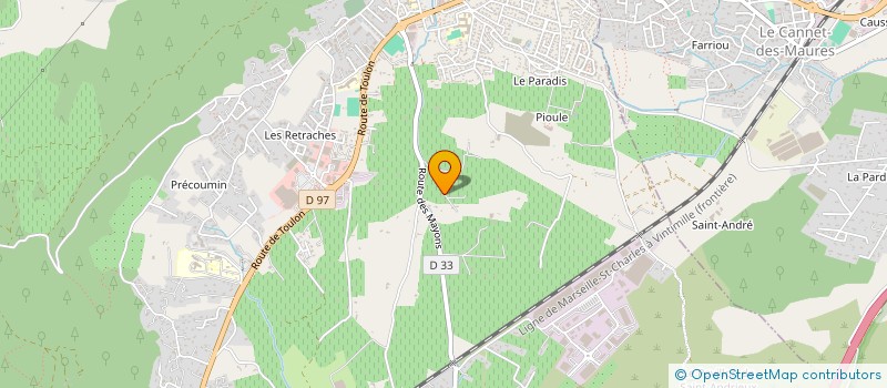 localisation de l'entreprise MONSIEUR GAETANO RIZZI à LE CANNET-DES-MAURES