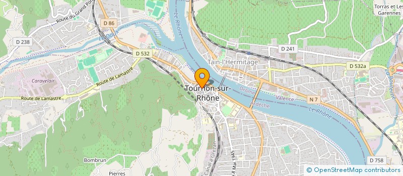 localisation de l'entreprise MONSIEUR GAETANO ZUCCHERO à TOURNON-SUR-RHONE