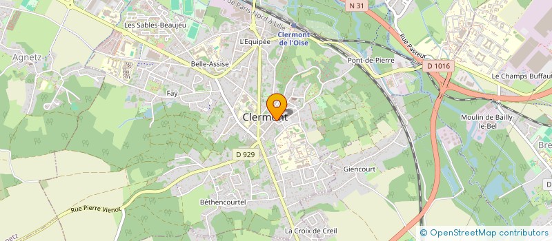 localisation de l'entreprise MONSIEUR GAETTAND GIULIANO à CLERMONT