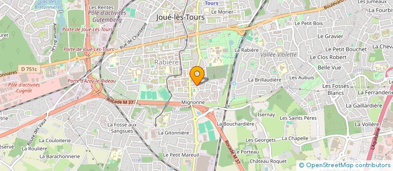 localisation de l'entreprise MONSIEUR GAGIK ALEKSANYAN  JOUE-LES-TOURS