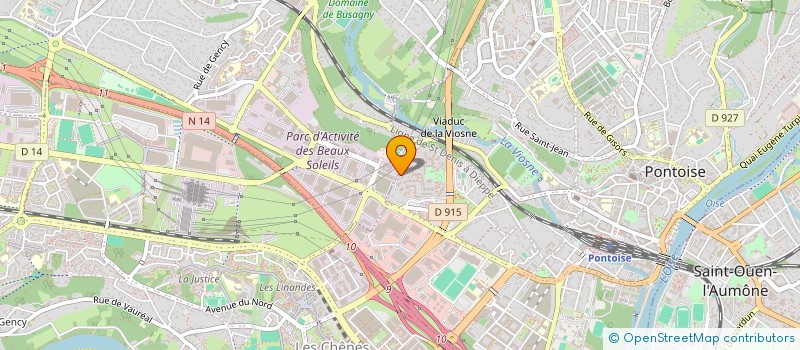 localisation de l'entreprise MONSIEUR GAGNY KANTE à PONTOISE