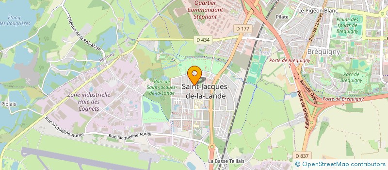 localisation de l'entreprise MONSIEUR GAILAN HACHAMI  SAINT-JACQUES-DE-LA-LANDE