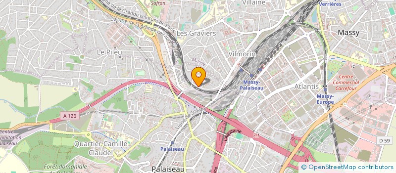 localisation de l'entreprise MONSIEUR GAJANAN THEIVENTHIRAN à PALAISEAU
