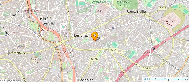 localisation de l'entreprise MONSIEUR GALAAD BOURREC à LES LILAS