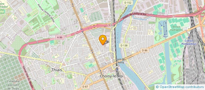 localisation de l'entreprise MONSIEUR GALAAD MICHAUD  CHOISY-LE-ROI