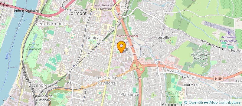 localisation de l'entreprise MONSIEUR GALAB PETROV MITEV  LORMONT