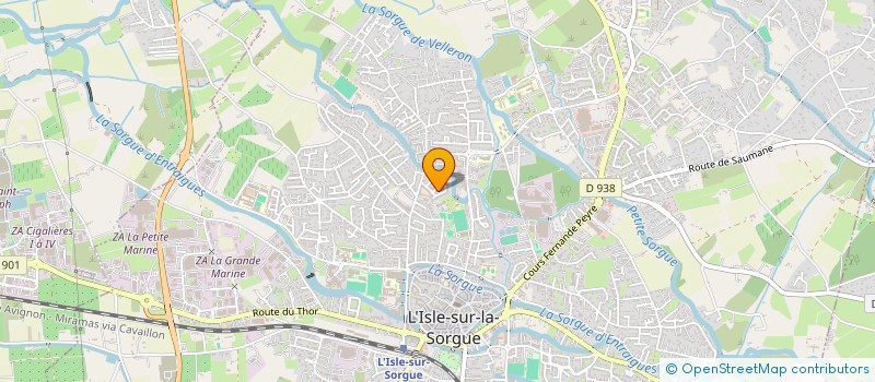localisation de l'entreprise MONSIEUR GALAL KHAFAGA à L ISLE SUR LA SORGUE