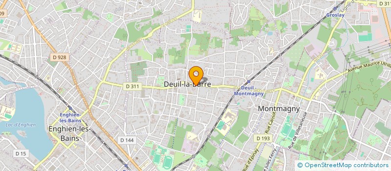 localisation de l'entreprise MONSIEUR GALATHEE TOM  DEUIL-LA-BARRE