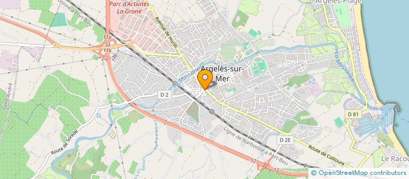 localisation de l'entreprise MONSIEUR GALDRIC MACABIAU à ARGELES-SUR-MER