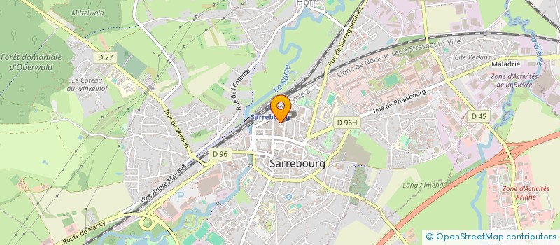 localisation de l'entreprise MONSIEUR GALEAZZO CONTINI  SARREBOURG