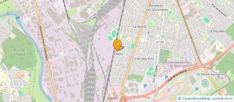 localisation de l'entreprise MONSIEUR GALIEN FOUANI  LE MANS