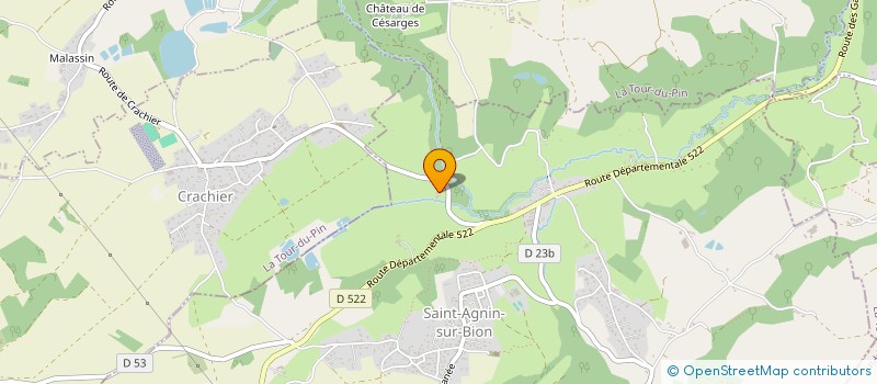 localisation de l'entreprise MONSIEUR GALIP KUCUKSAKALLI  SAINT-AGNIN-SUR-BION