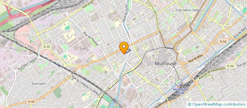 localisation de l'entreprise MONSIEUR GALIP SALI  MULHOUSE