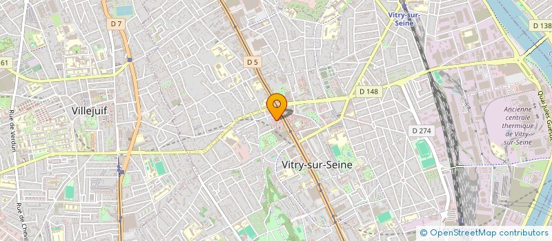 localisation de l'entreprise MONSIEUR GAMAL EVRA ACKIANA à VITRY-SUR-SEINE