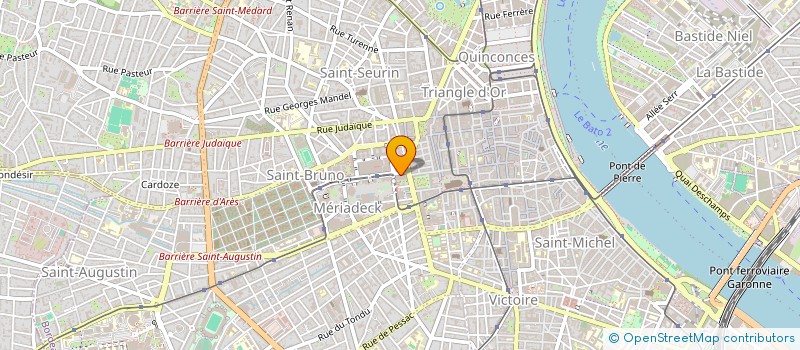 localisation de l'entreprise MONSIEUR GAMAL IBRAHIM FADOL ARKOYRI  BORDEAUX