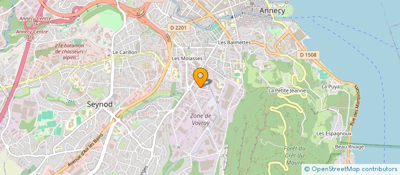 localisation de l'entreprise MONSIEUR GAMAR YUSSUF ISHAK  ANNECY