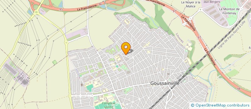 localisation de l'entreprise MONSIEUR GAMELI FANKE DOVLO à GOUSSAINVILLE