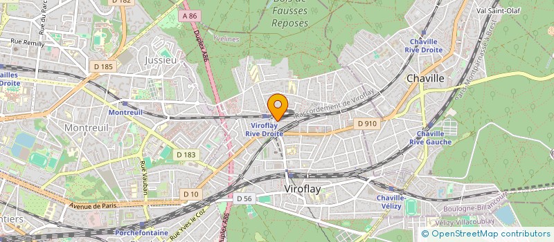 localisation de l'entreprise MONSIEUR GAN CAO à VIROFLAY