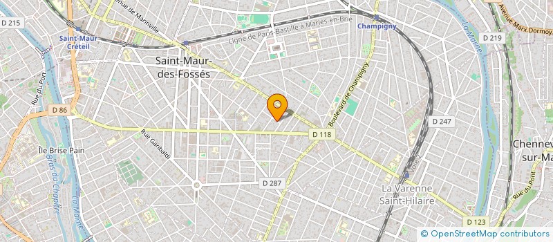 localisation de l'entreprise MONSIEUR GANAEL LEFEBVRE  SAINT-MAUR-DES-FOSSES