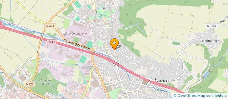 localisation de l'entreprise MONSIEUR GANIJA GUSANI  BOURGOIN-JALLIEU