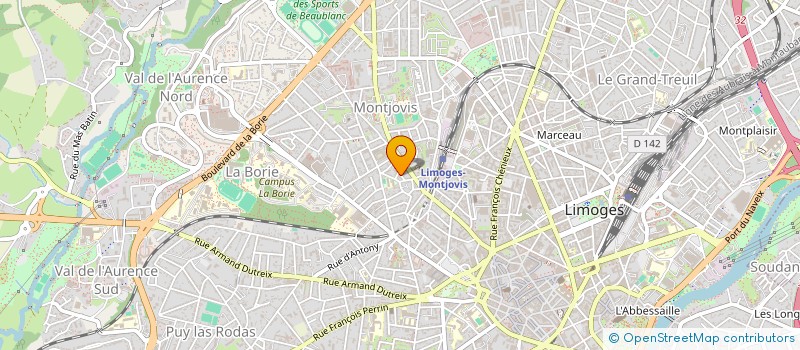 localisation de l'entreprise MONSIEUR GAOUSSOU CAMARA à LIMOGES