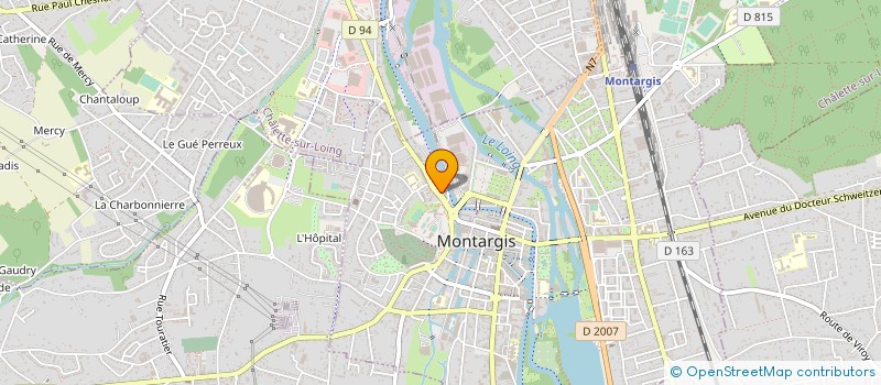localisation de l'entreprise MONSIEUR GAOUSSOU COULIBALY à MONTARGIS