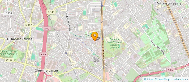 localisation de l'entreprise MONSIEUR GAOUSSOU ISMAEL TOURE  L'HAY-LES-ROSES