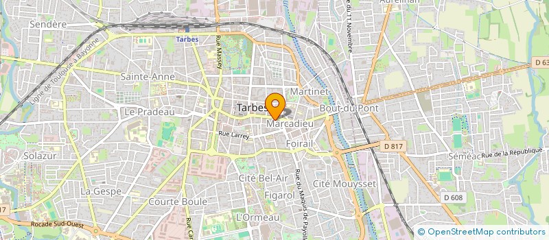 localisation de l'entreprise MONSIEUR GAOUSSOU SALIOU  TARBES