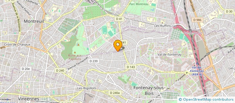 localisation de l'entreprise MONSIEUR GAOUSSOU TRAORE à FONTENAY-SOUS-BOIS