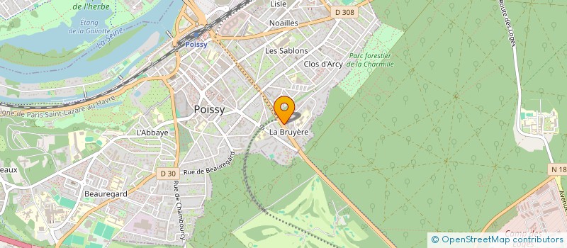 localisation de l'entreprise MONSIEUR GAOUSSOU TRAORE  POISSY